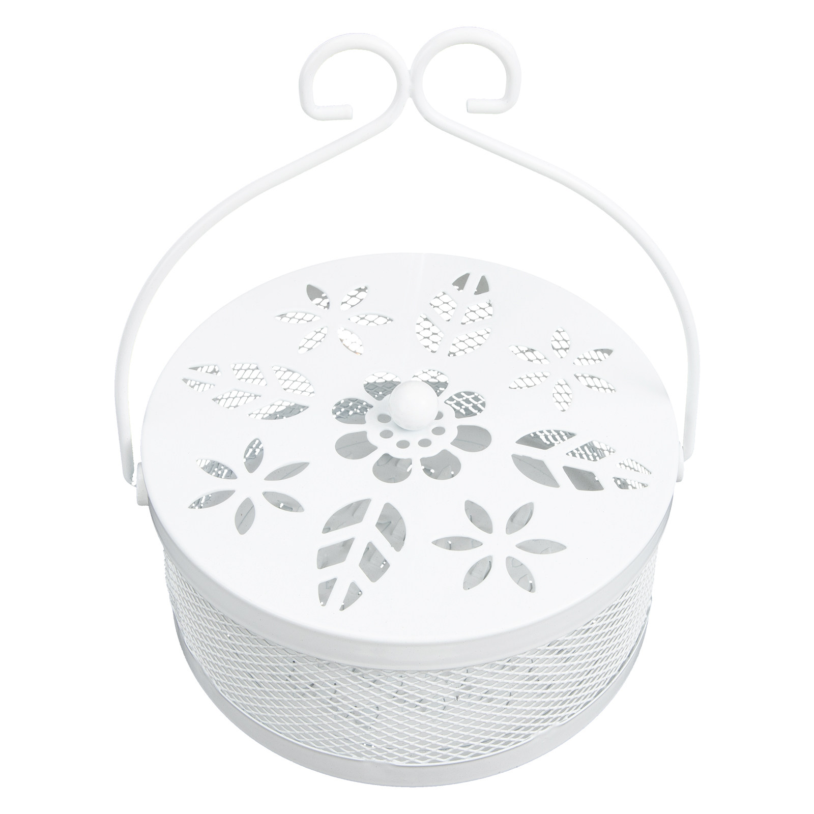 Incense Holder - 箱型、白、滑らかな質感、耐火性、円形、家庭用装飾品、灰受け、お香立て。