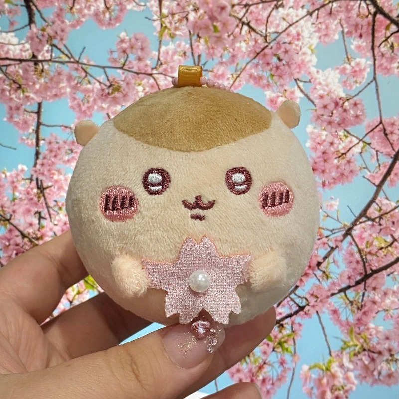 桜シリーズのぬいぐるみキーホルダー。可愛らしい丸いウサギのハ - Japanese Fan のレビューと価格